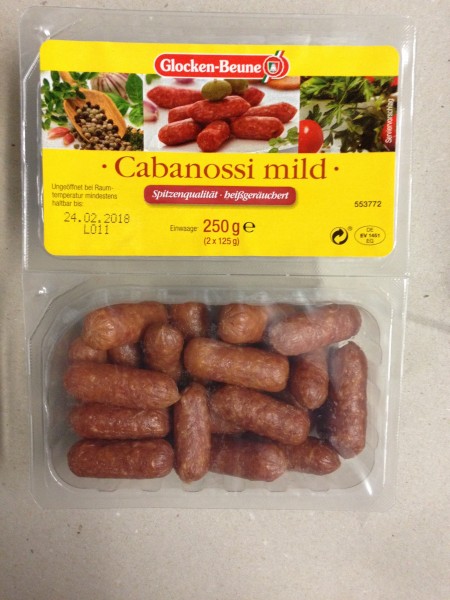 Mini Cabanossi mild