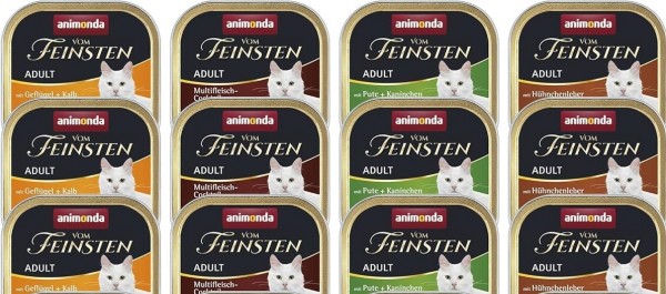 Vom Feinsten Adult Vielfalt (12 x 100 g), Nassfutter